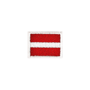 Latvia flag patch